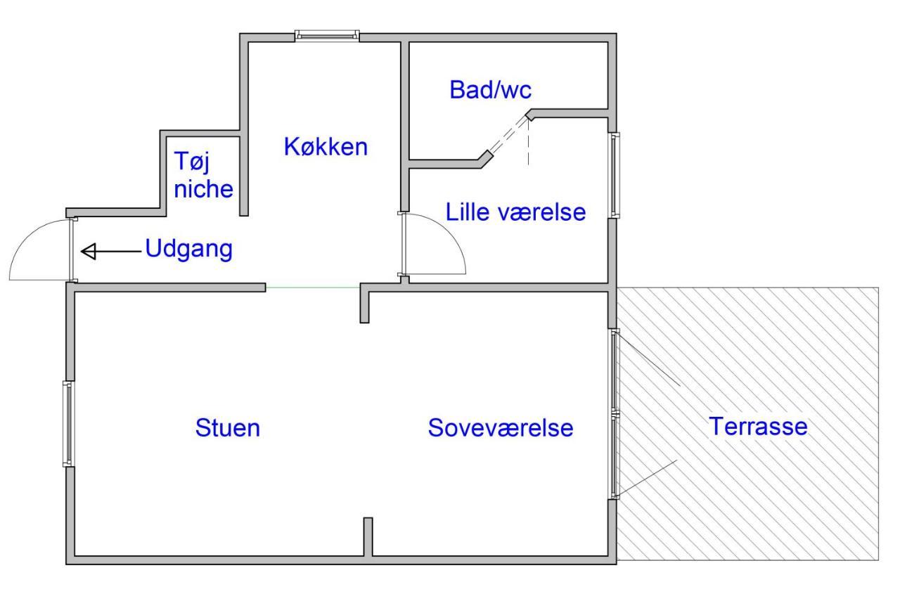 Bowell Apartments With Terrace I Rønne Eksteriør billede